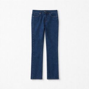 NYDJ Straight Leg Jeans in Deep Blue Tummy Tuck Jeans 10W